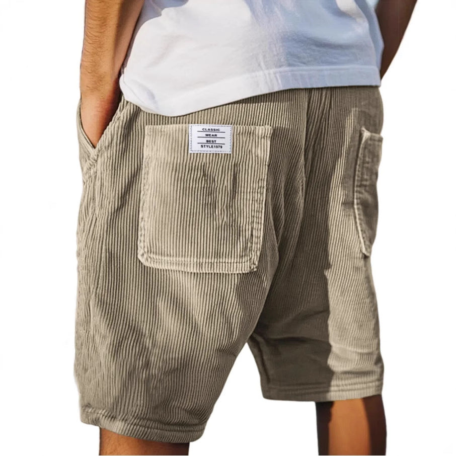Victor | Pantalón Corto Elegante de Pana