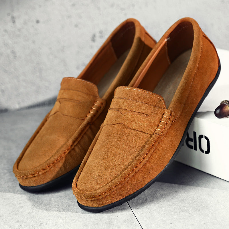 Lurano | Retro suede loafers