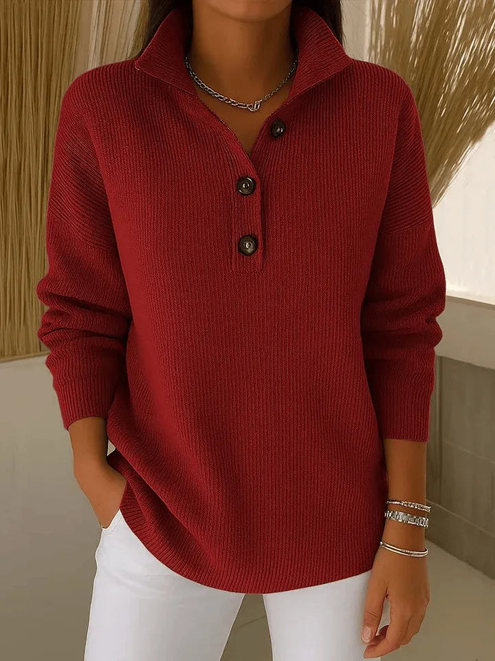 Florence | Suéter Polo Cuello en V