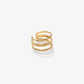 Three-piece oil ring