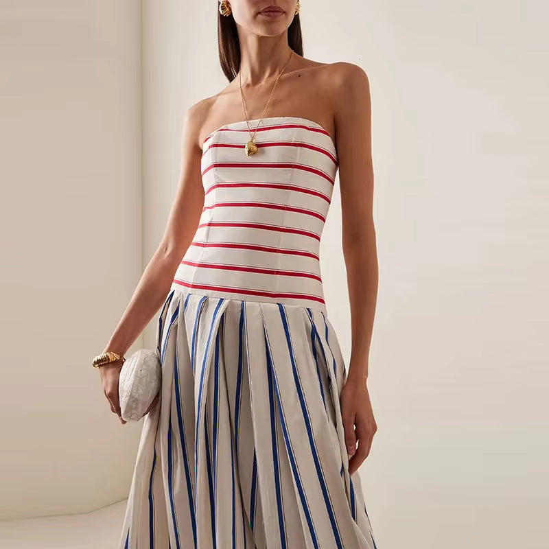 Celestia | Vestido Elegancia Fluida para un Verano Sofisticado