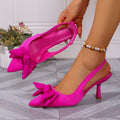 Stiletto Romance Elegance with a Bow