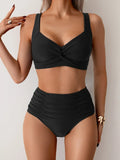 High Waisted Bikini Pearl