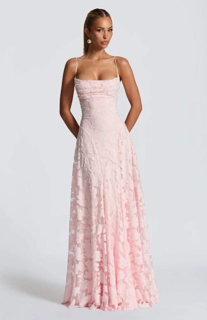 Mabel | Vestido maxi elegante de encaje