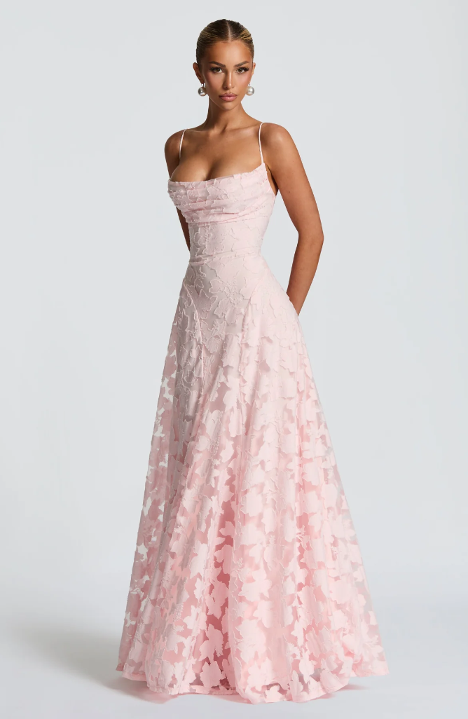 Mabel | Vestido maxi elegante de encaje