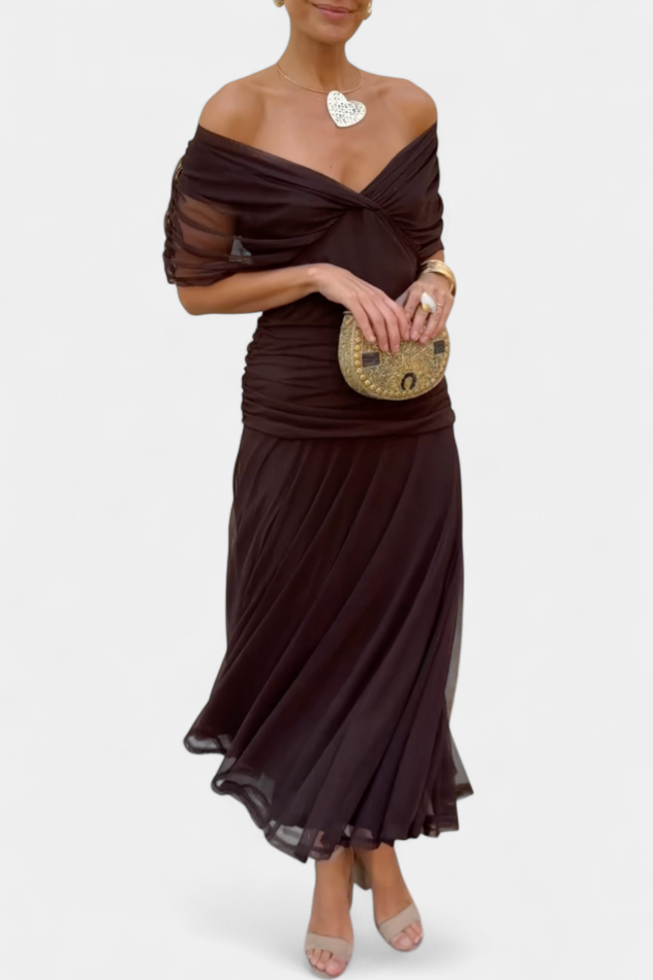Melissa | V-Neck Long Floral Dress