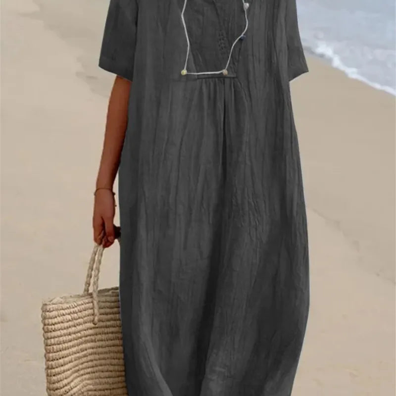 Alejandra | Lightweight Dress with V-Neck
