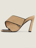 Ravello | Handmade Raffia Heeled Sandal