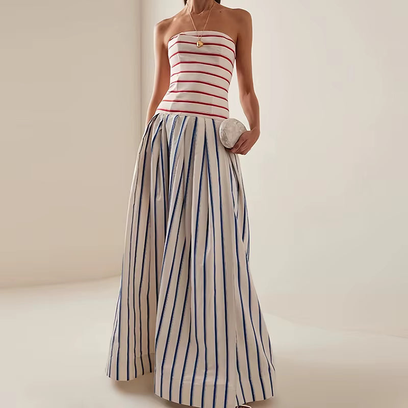 Celestia | Vestido Elegancia Fluida para un Verano Sofisticado