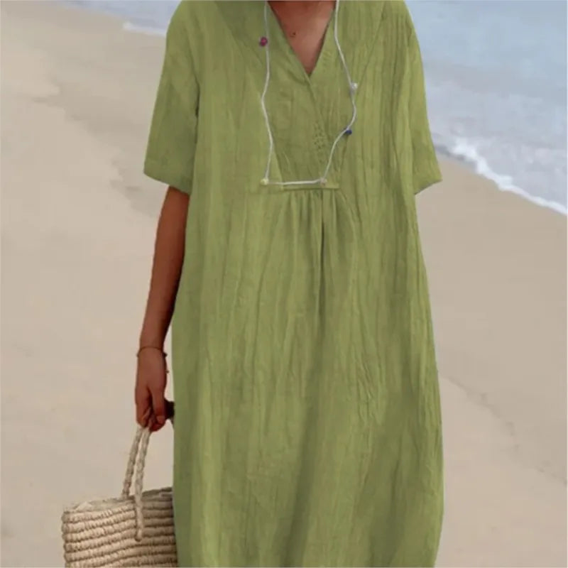 Alejandra | Lightweight Dress with V-Neck