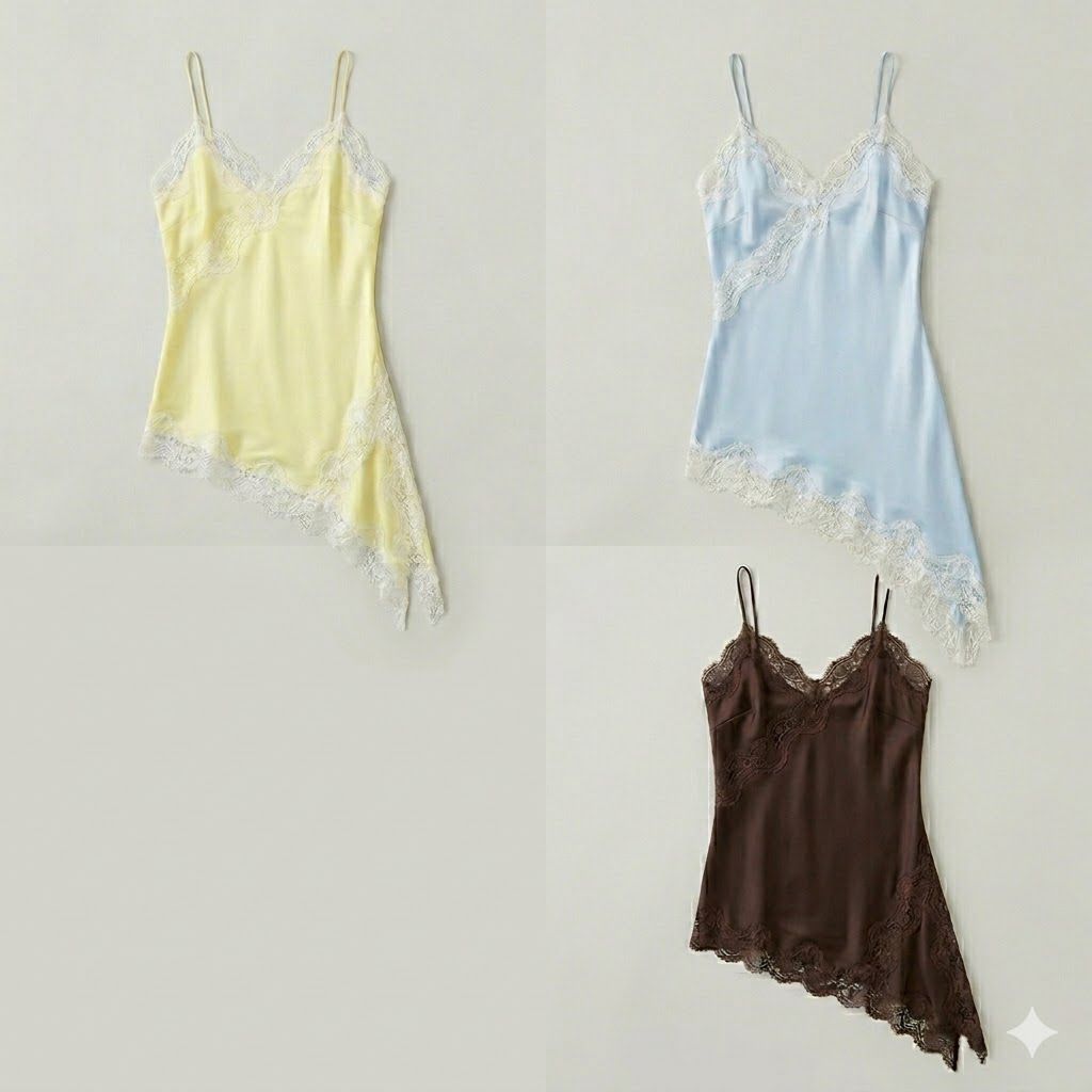 Asymmetrical Lace Touch Cami Top