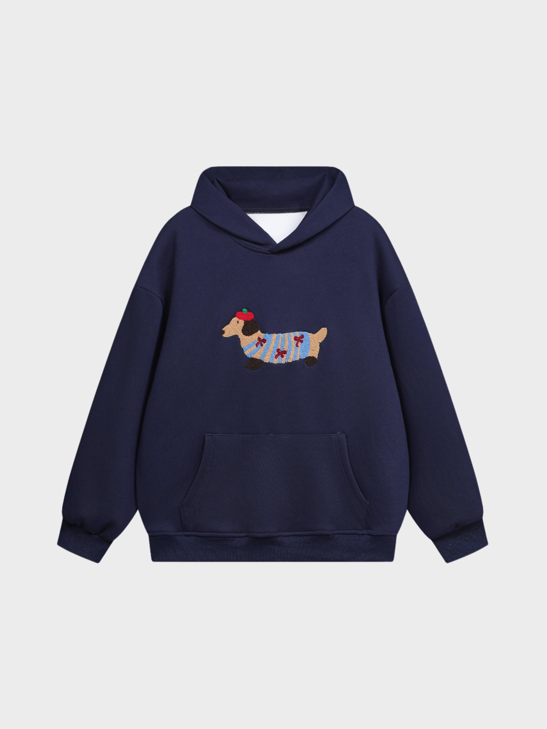 Nancy | Cozy Pup Embroidered Hoodie