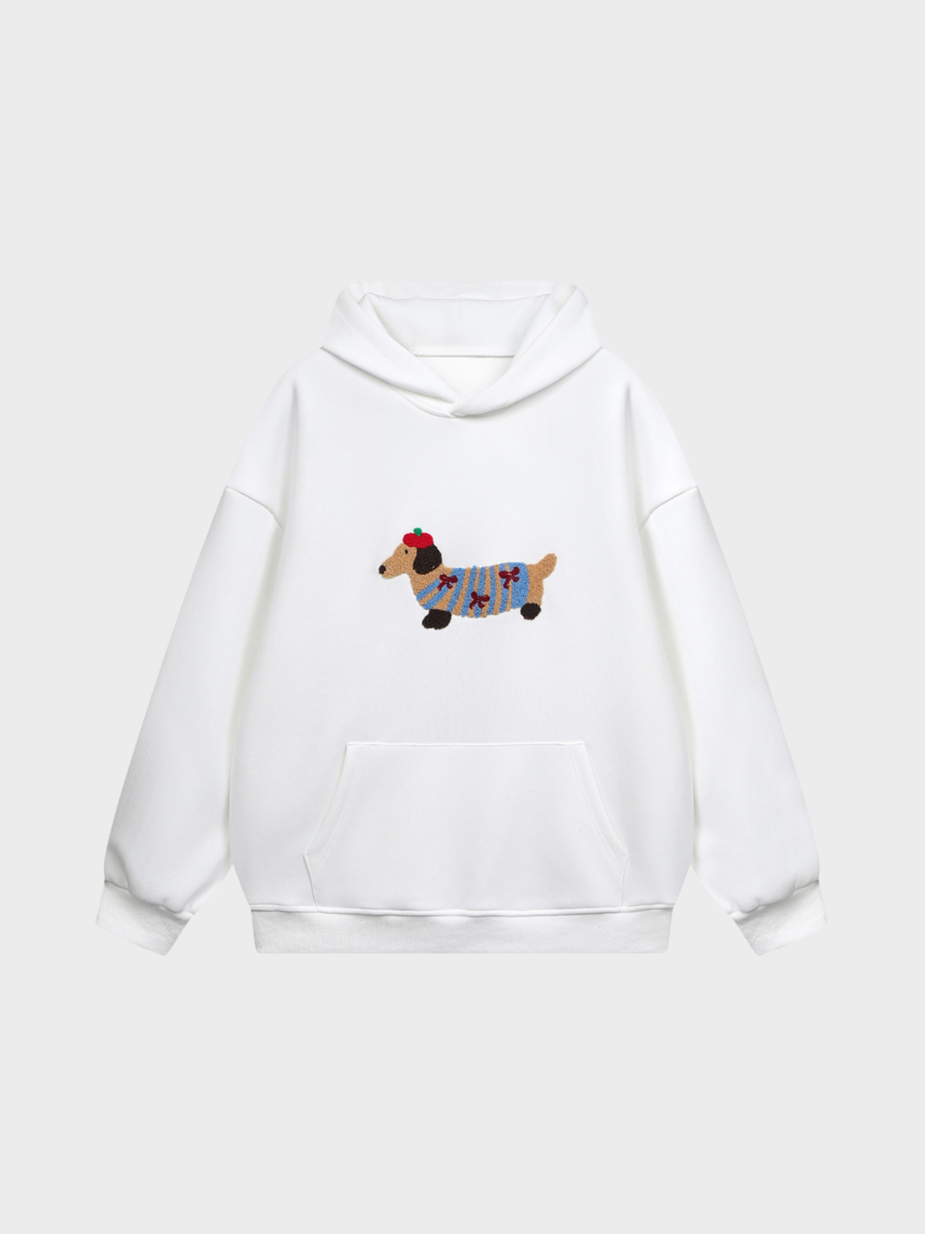 Nancy | Cozy Pup Embroidered Hoodie