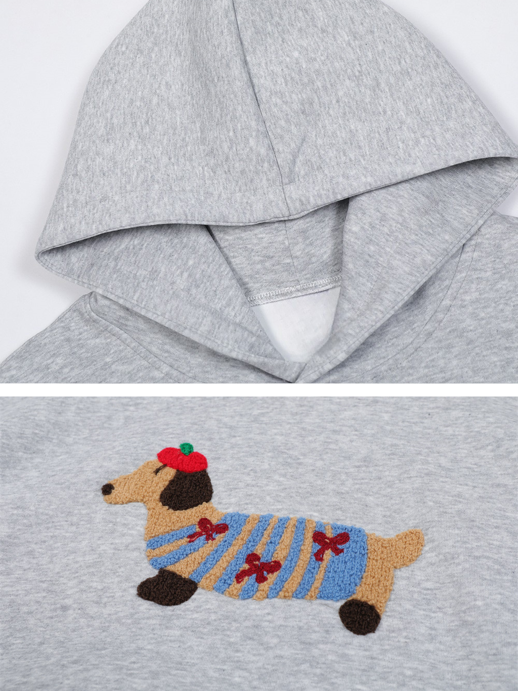 Nancy | Cozy Pup Embroidered Hoodie