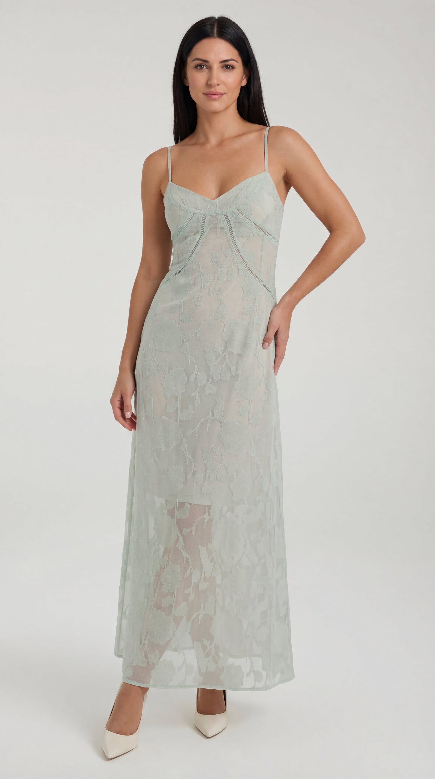 Arabelle | Vestido largo de encaje