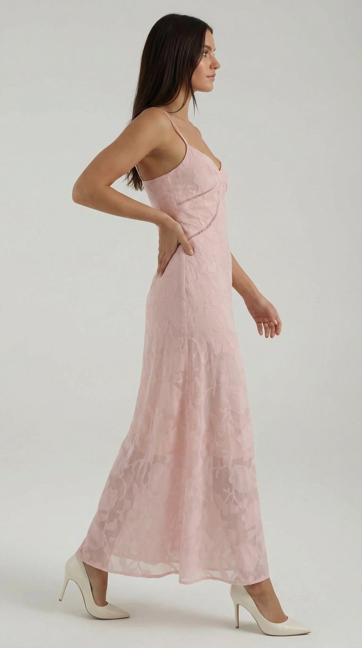 Arabelle | Vestido largo de encaje
