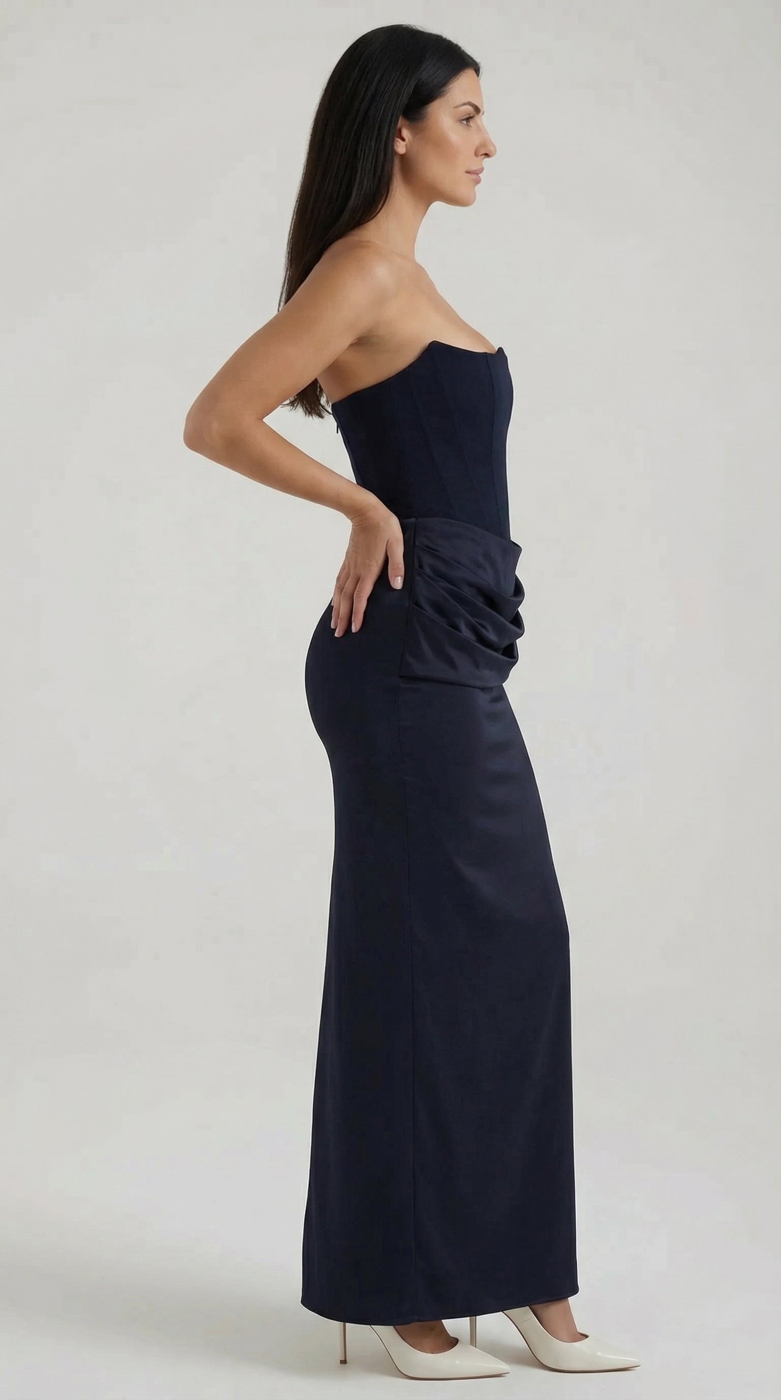 Fiorella | Long corset-style dress