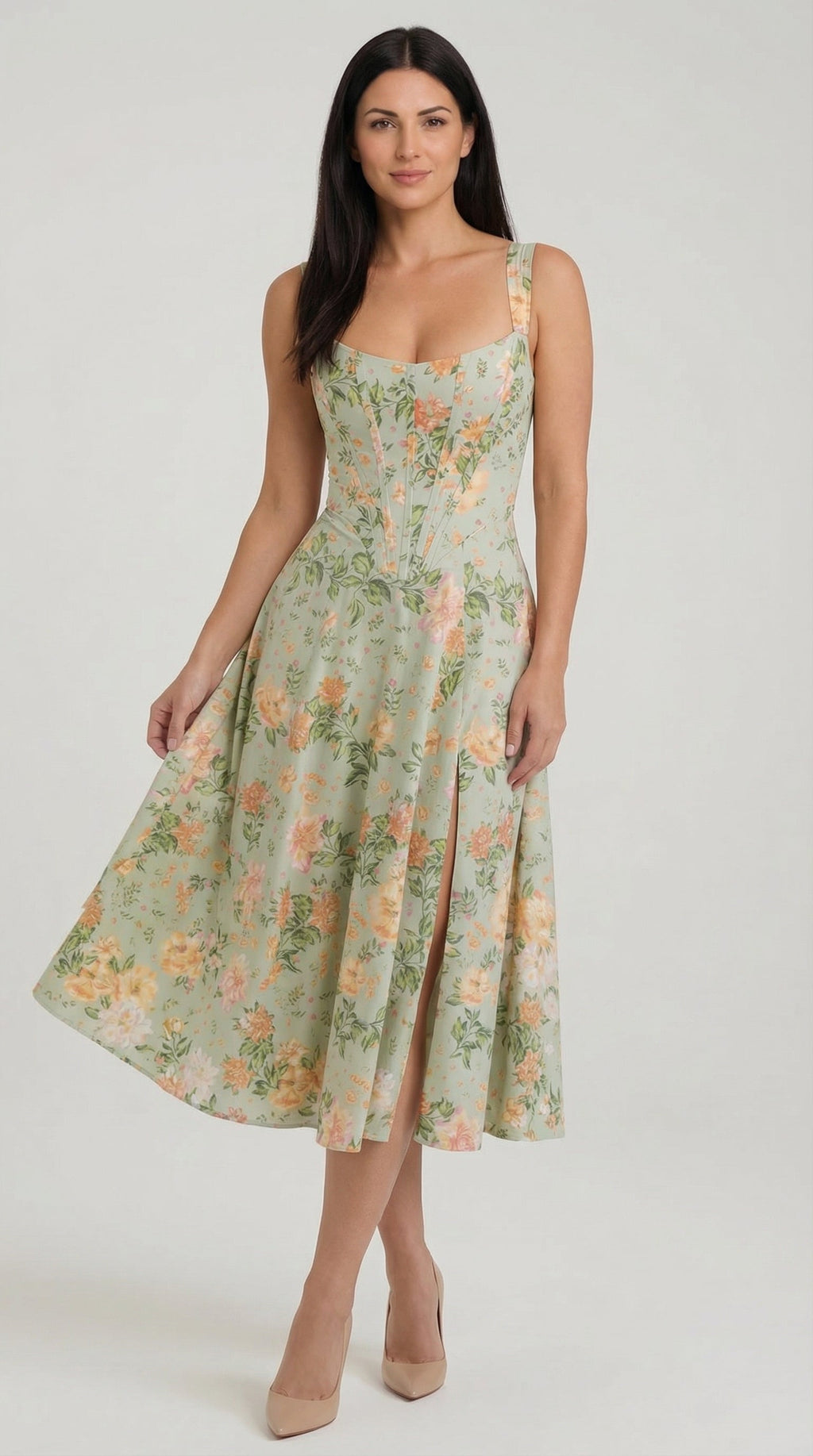 Dahlia | Midi summer dress