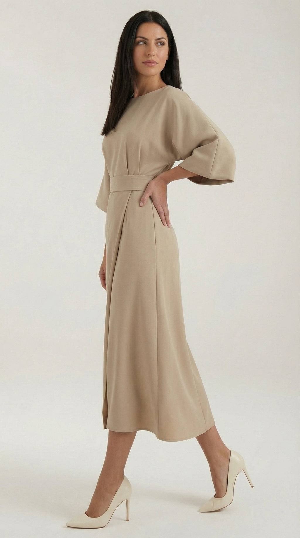 Ana | Long dress with belt