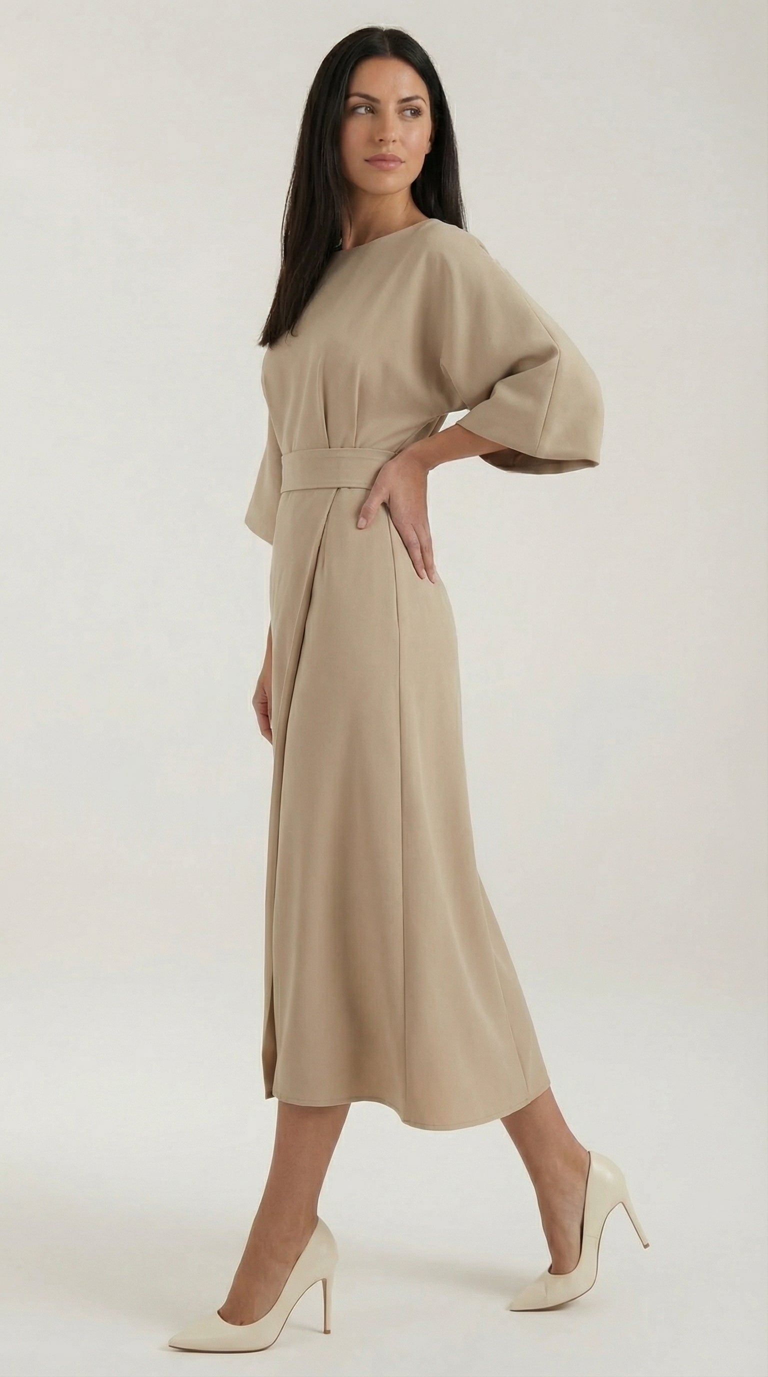 Ana | Long dress with belt