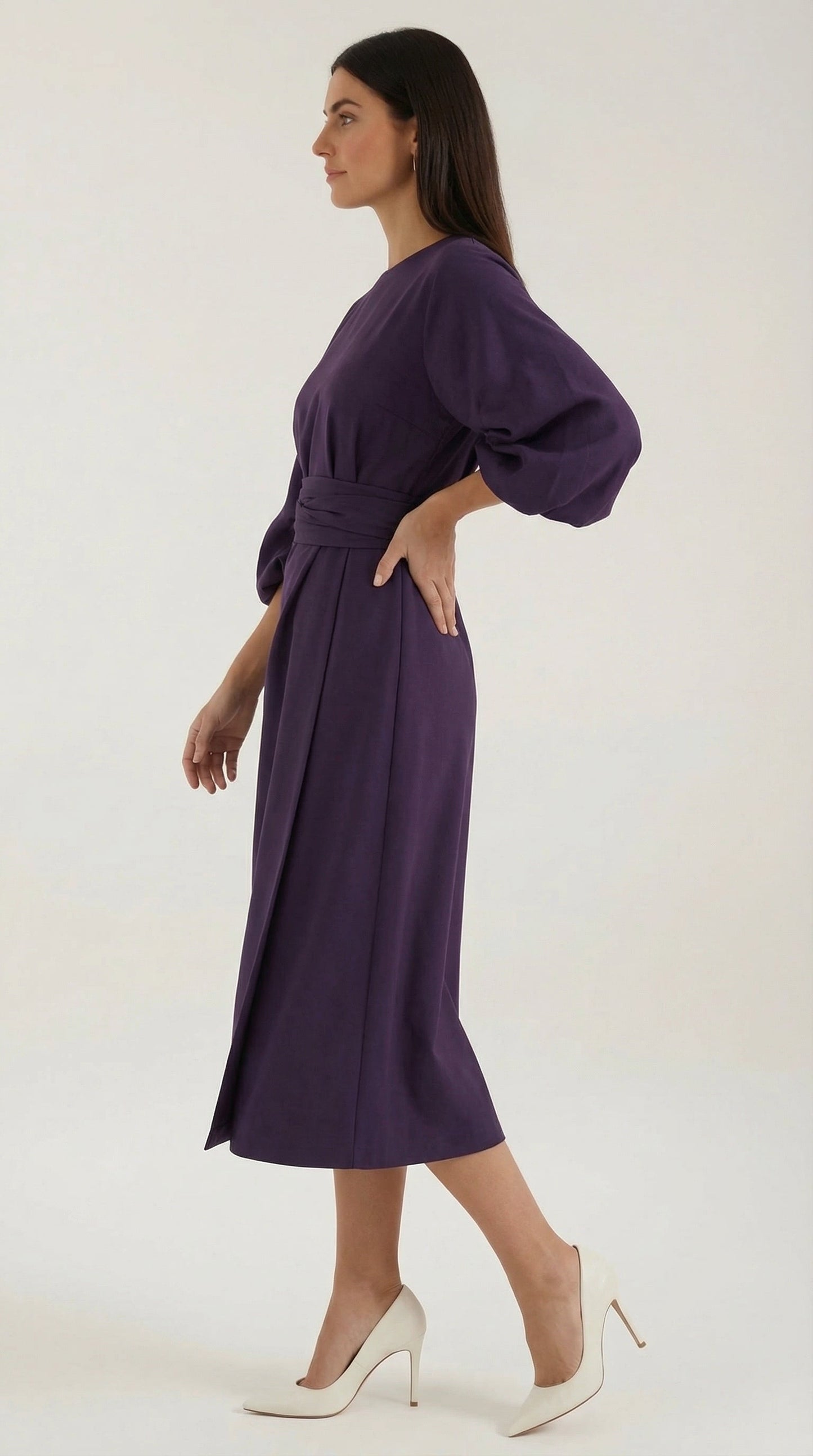 Ana | Vestido largo con cinturón