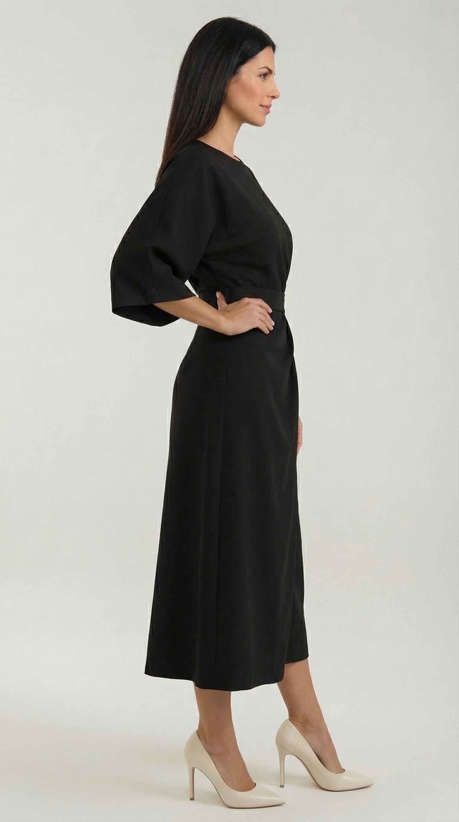 Ana | Long dress with belt