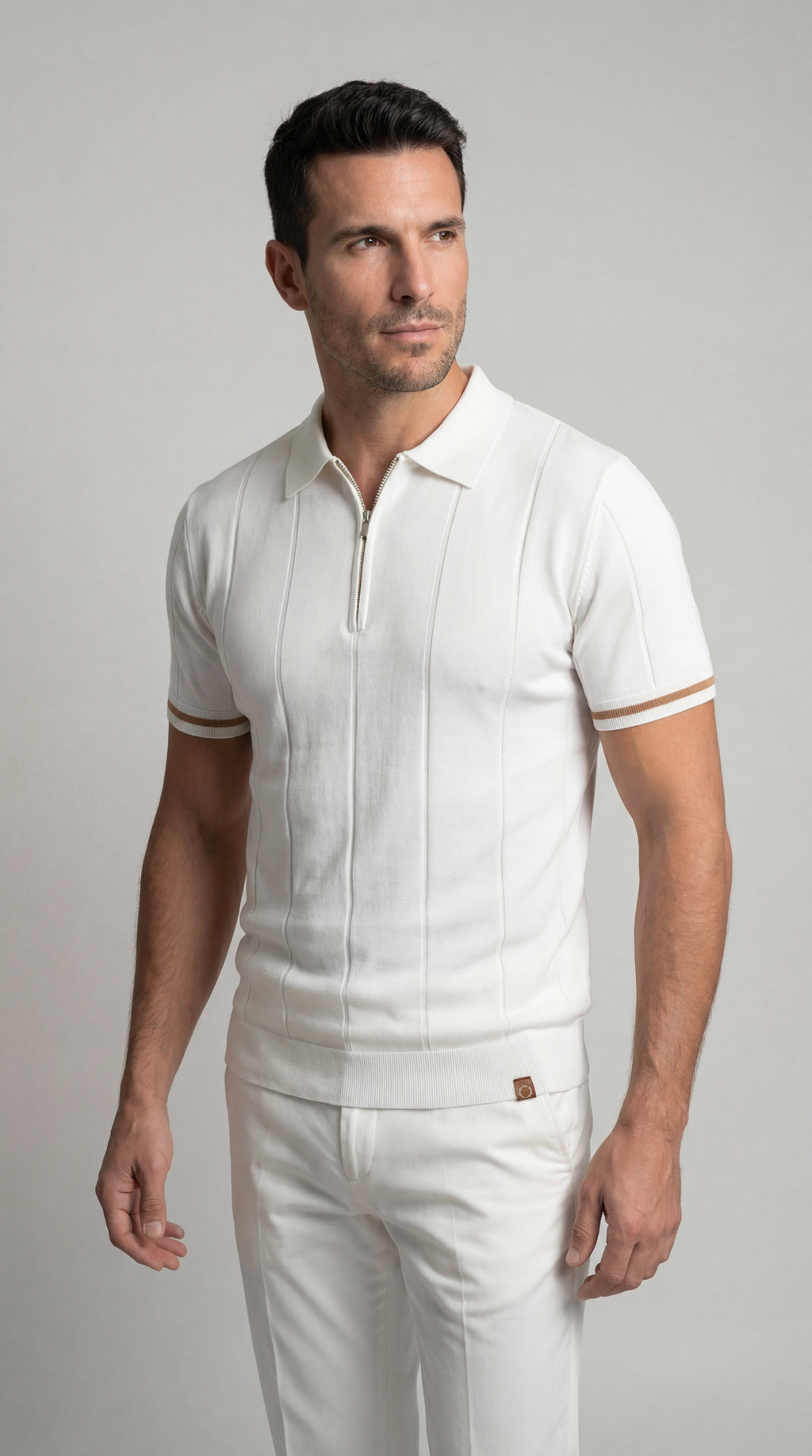 Francisco | Zippered polo shirt