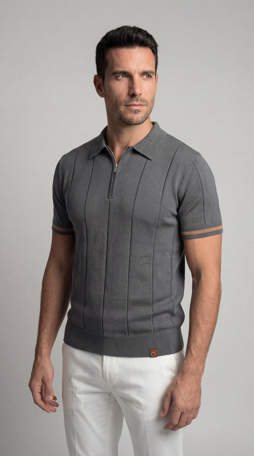 Francisco | Zippered polo shirt