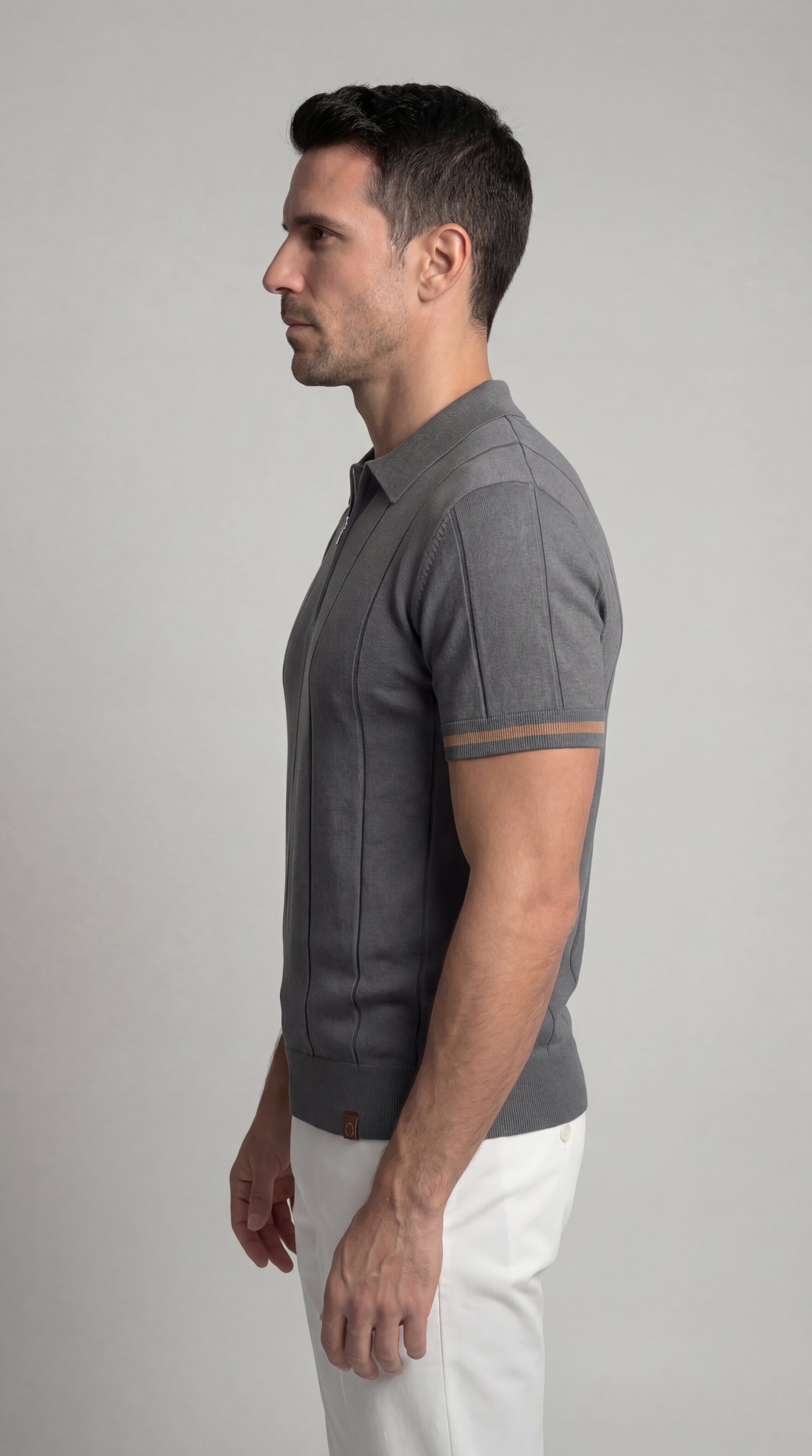 Francisco | Zippered polo shirt