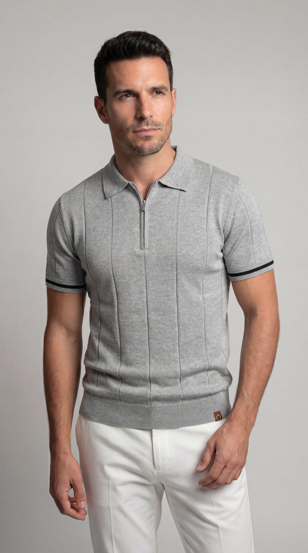 Francisco | Zippered polo shirt