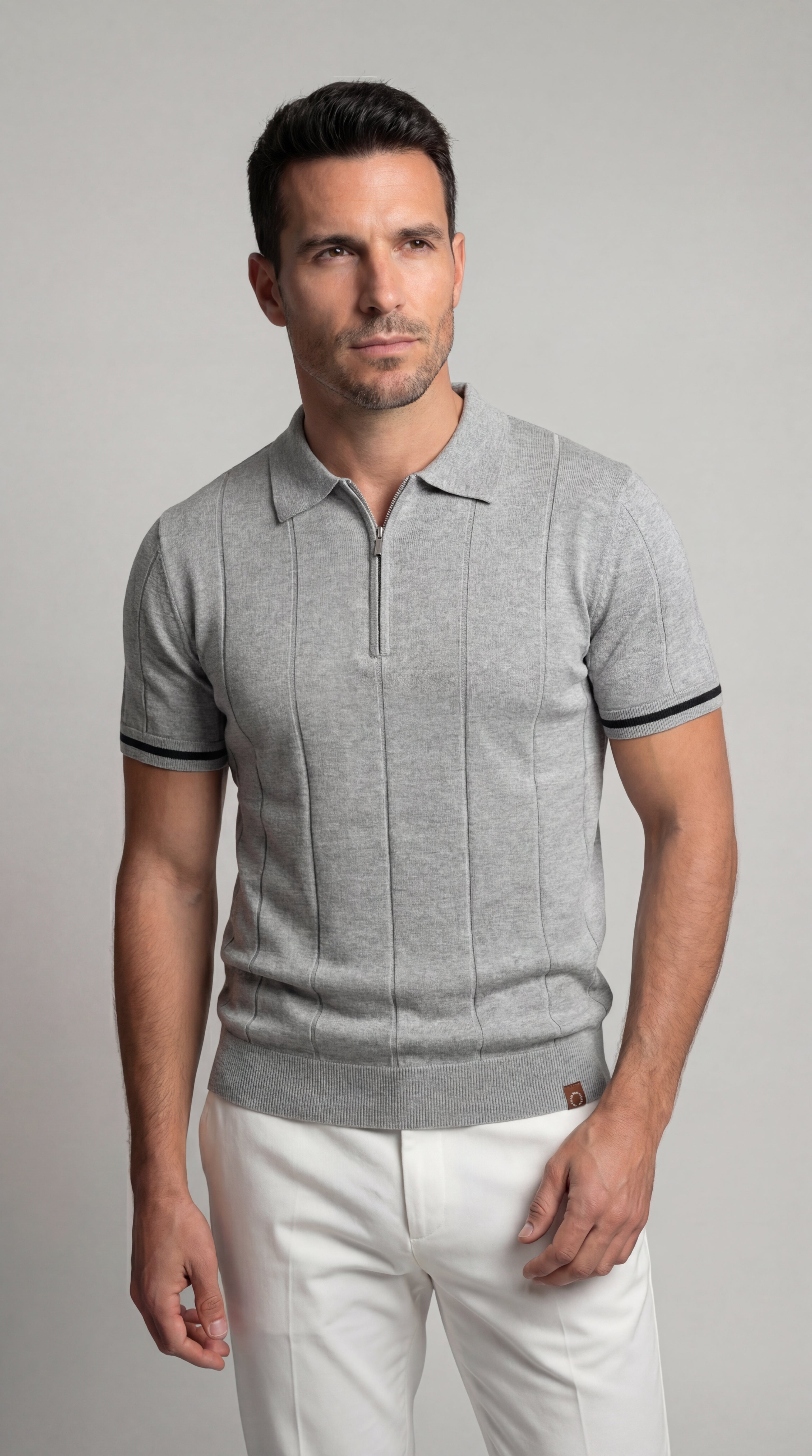 Francisco | Zippered polo shirt