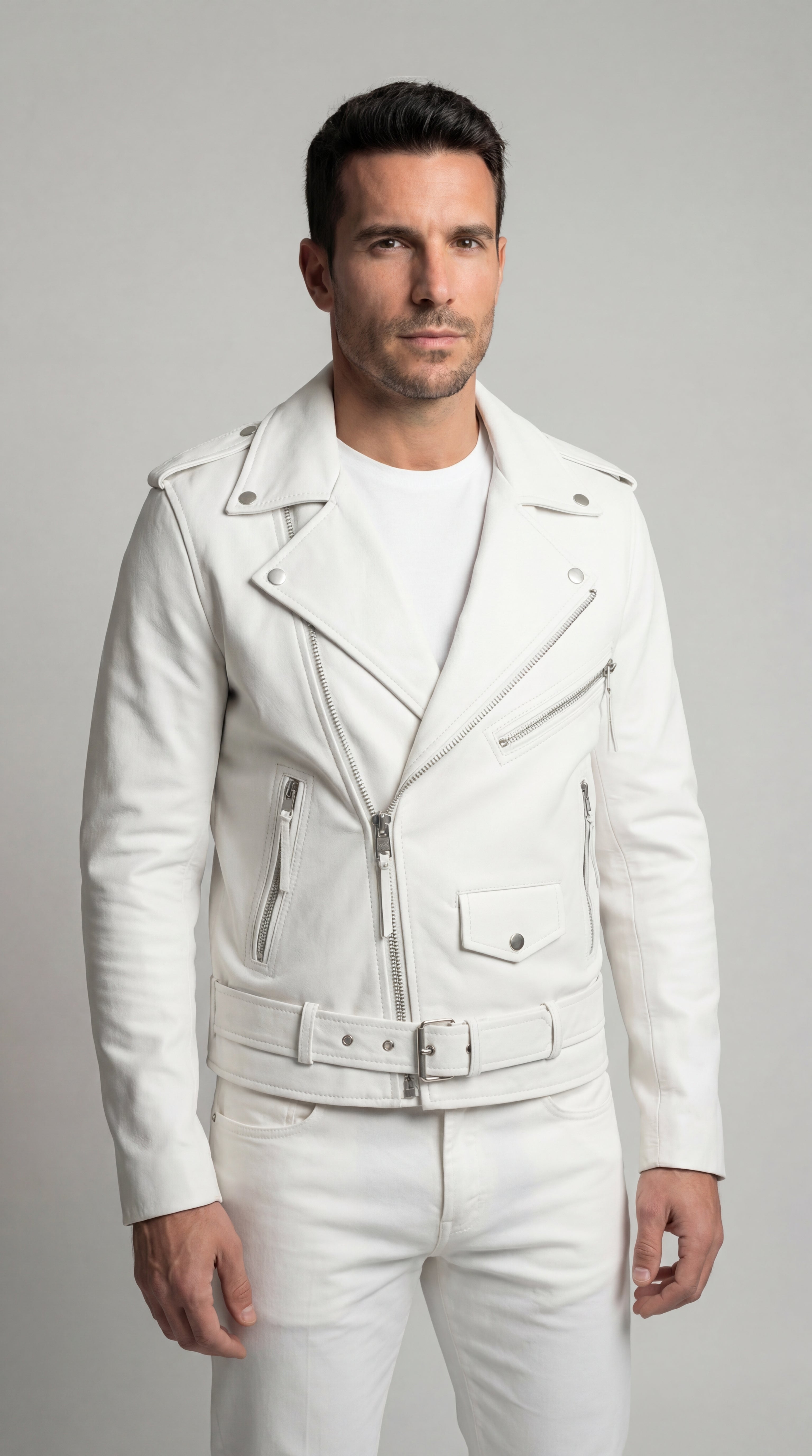 Austin | Leather Bomber Jacket