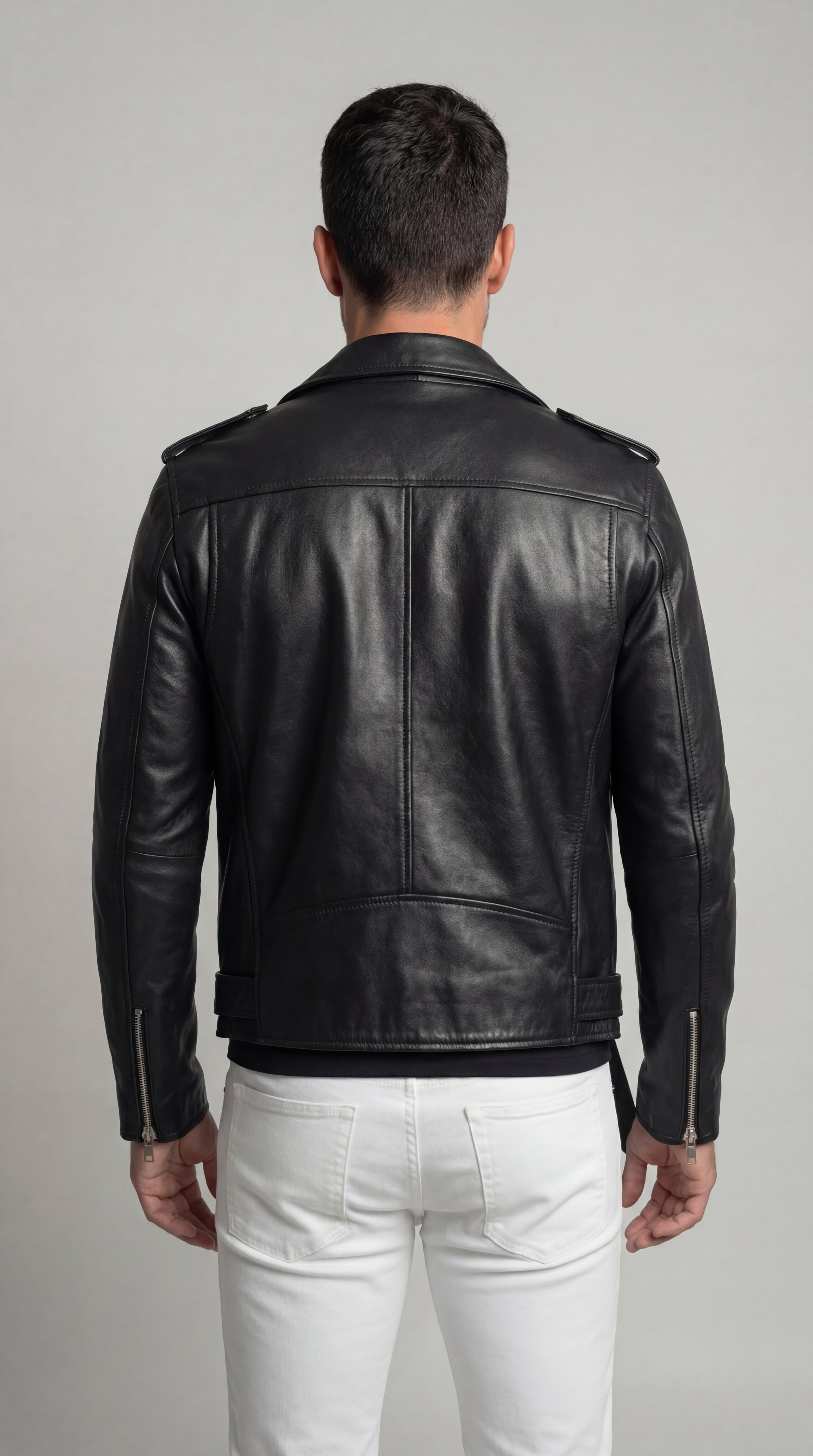 Austin | Leather Bomber Jacket
