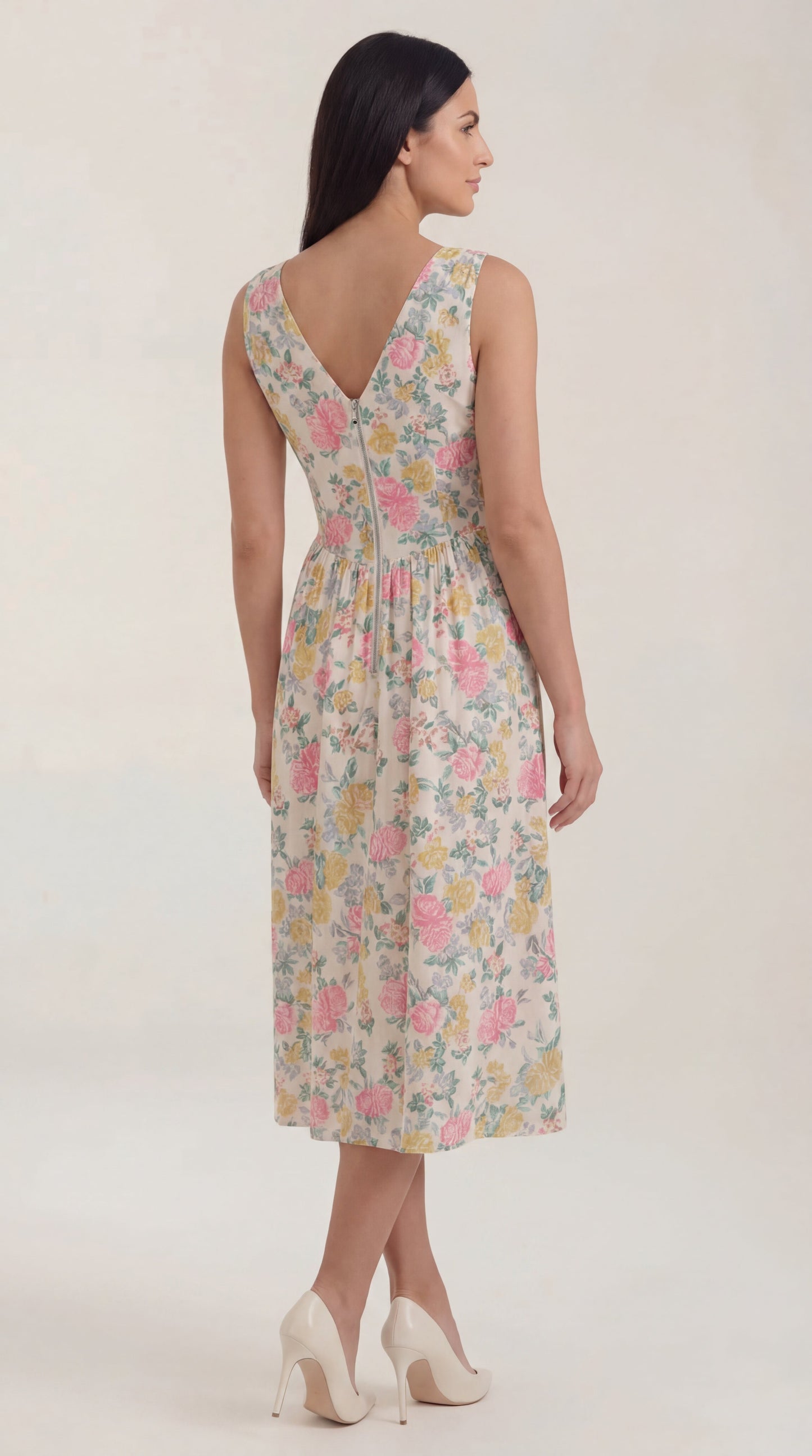 Cassiopeia | Vestido midi con escote en V