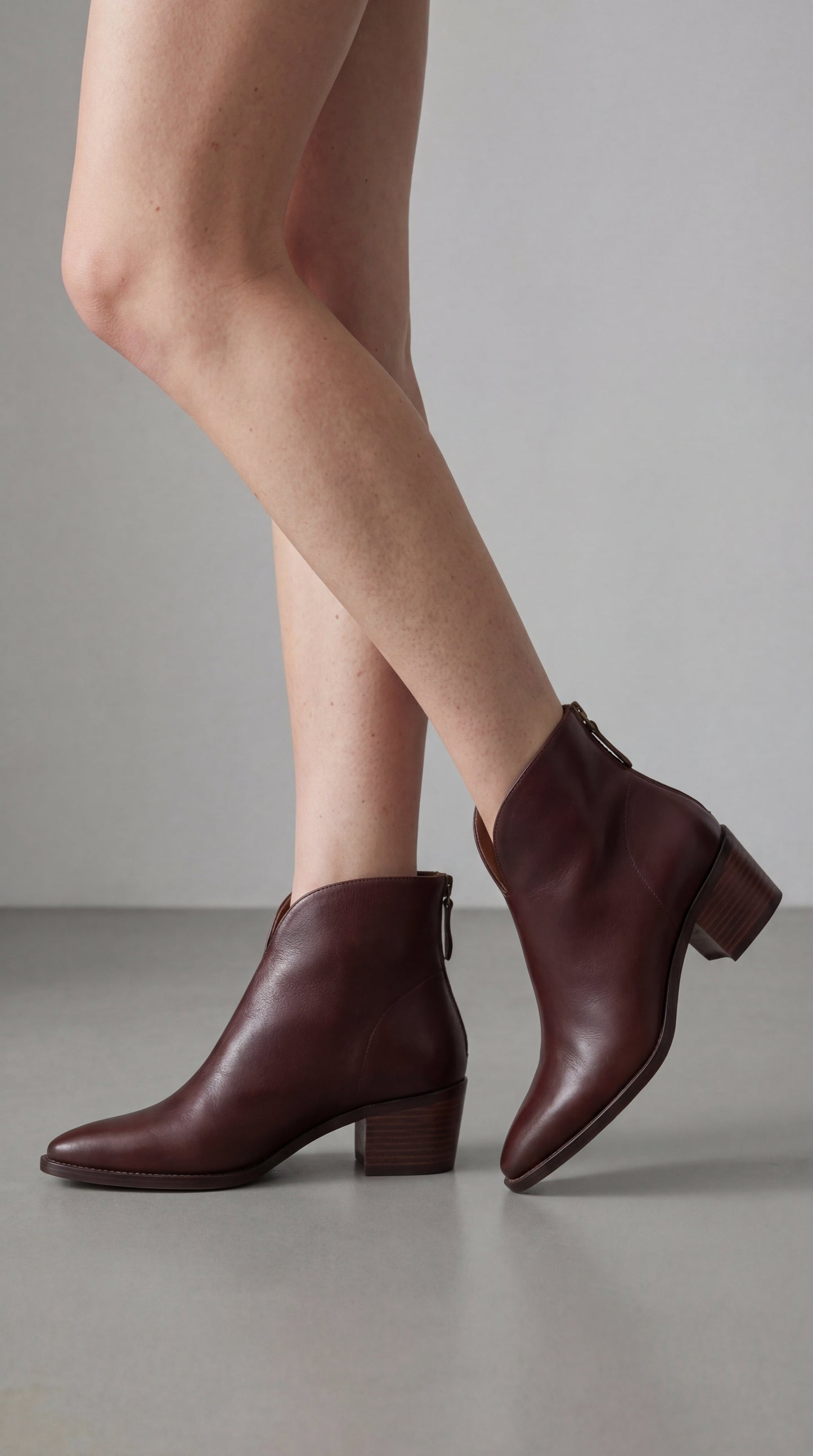 Cristina | Botines de tacón bajo