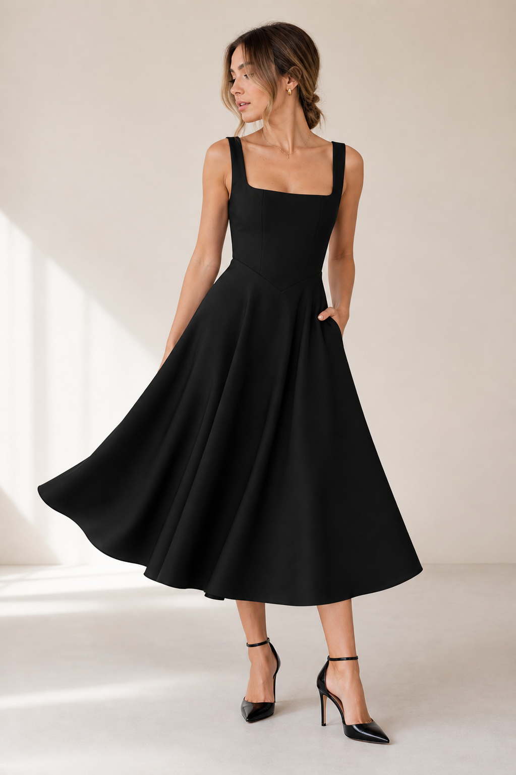 Mediterranean Essence Minimal Long Dress