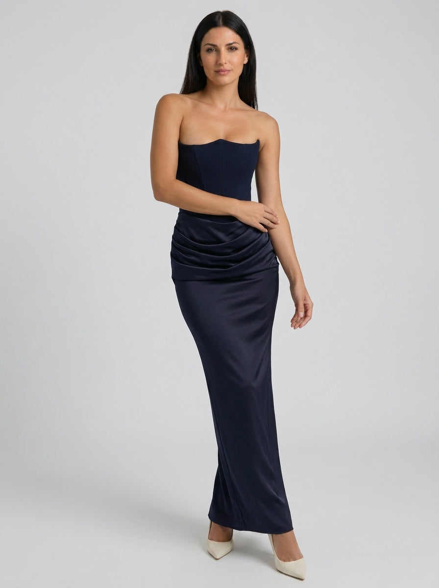 Fiorella | Long corset-style dress