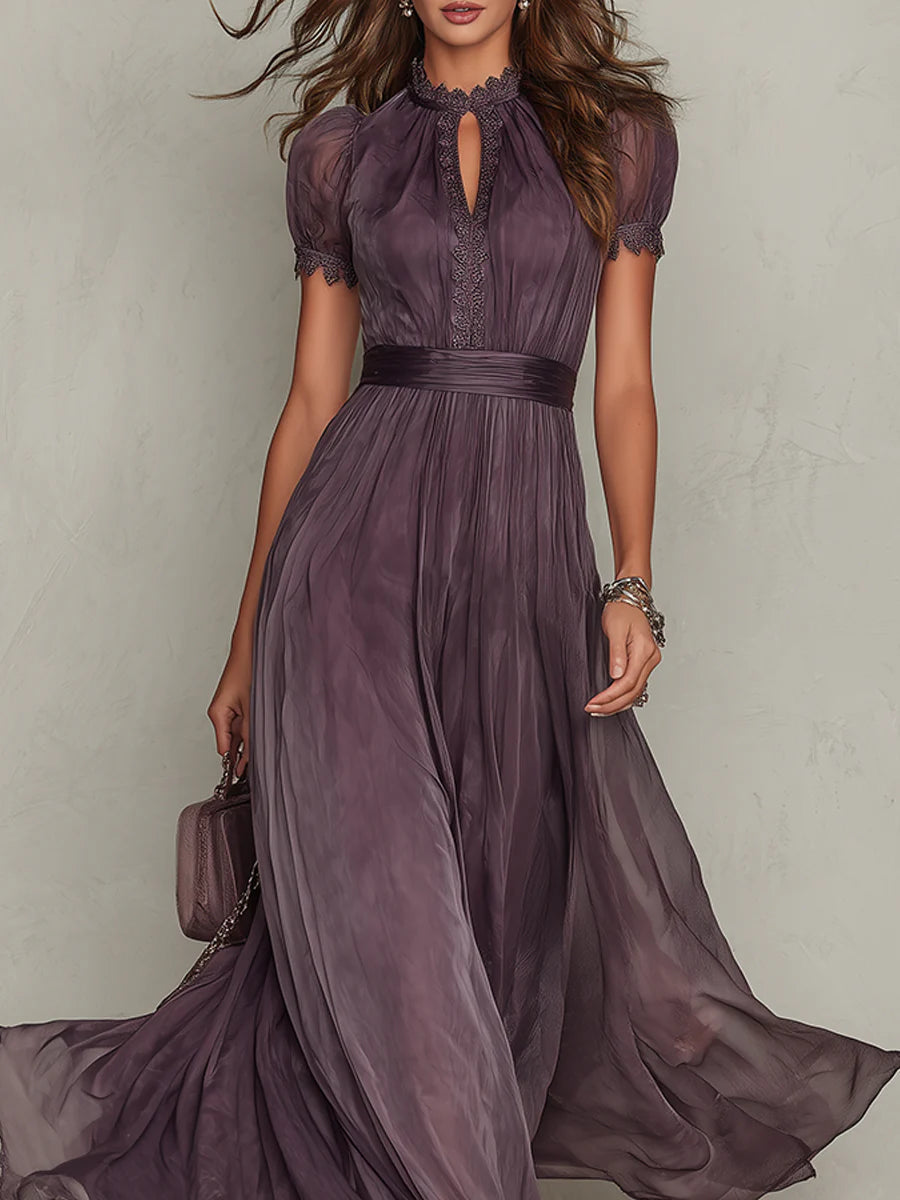 Isabel | Elegant Pleated Maxi Dress