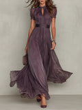 Isabel | Elegant Pleated Maxi Dress