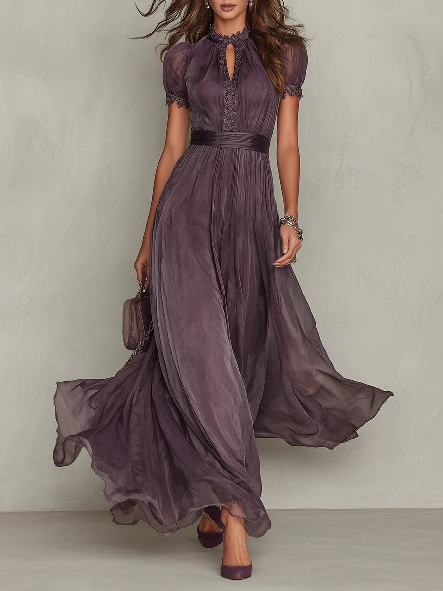 Isabel | Elegant Pleated Maxi Dress