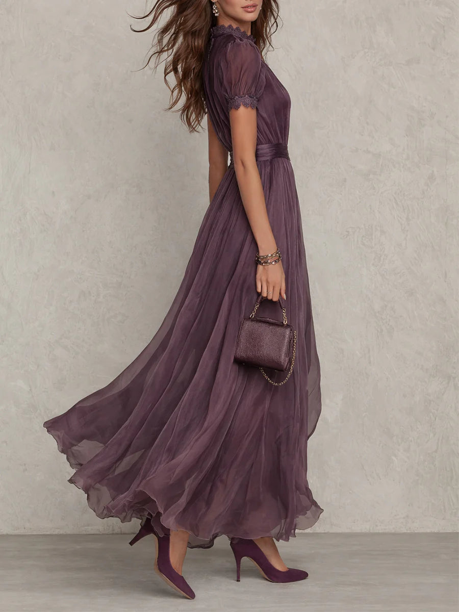 Isabel | Elegant Pleated Maxi Dress