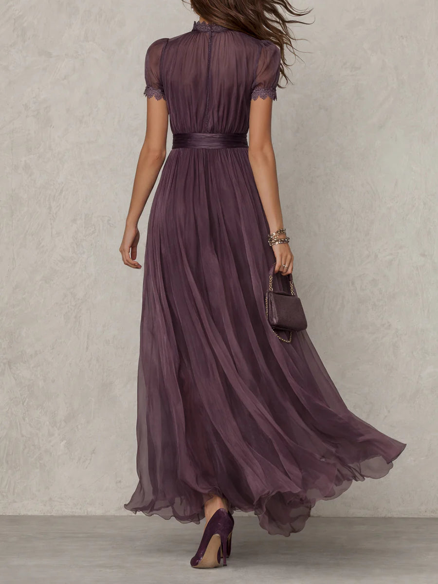 Isabel | Elegant Pleated Maxi Dress