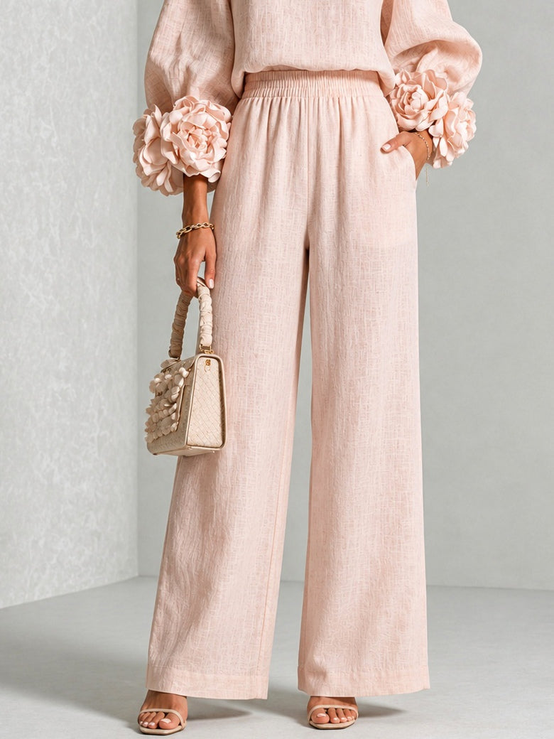 Rosalie | Conjunto Dos Piezas con Puños Florales