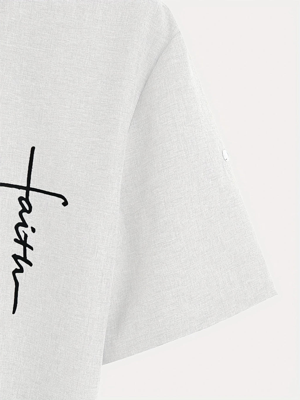 Jesus | Elegant Mandarin Collar Shirt