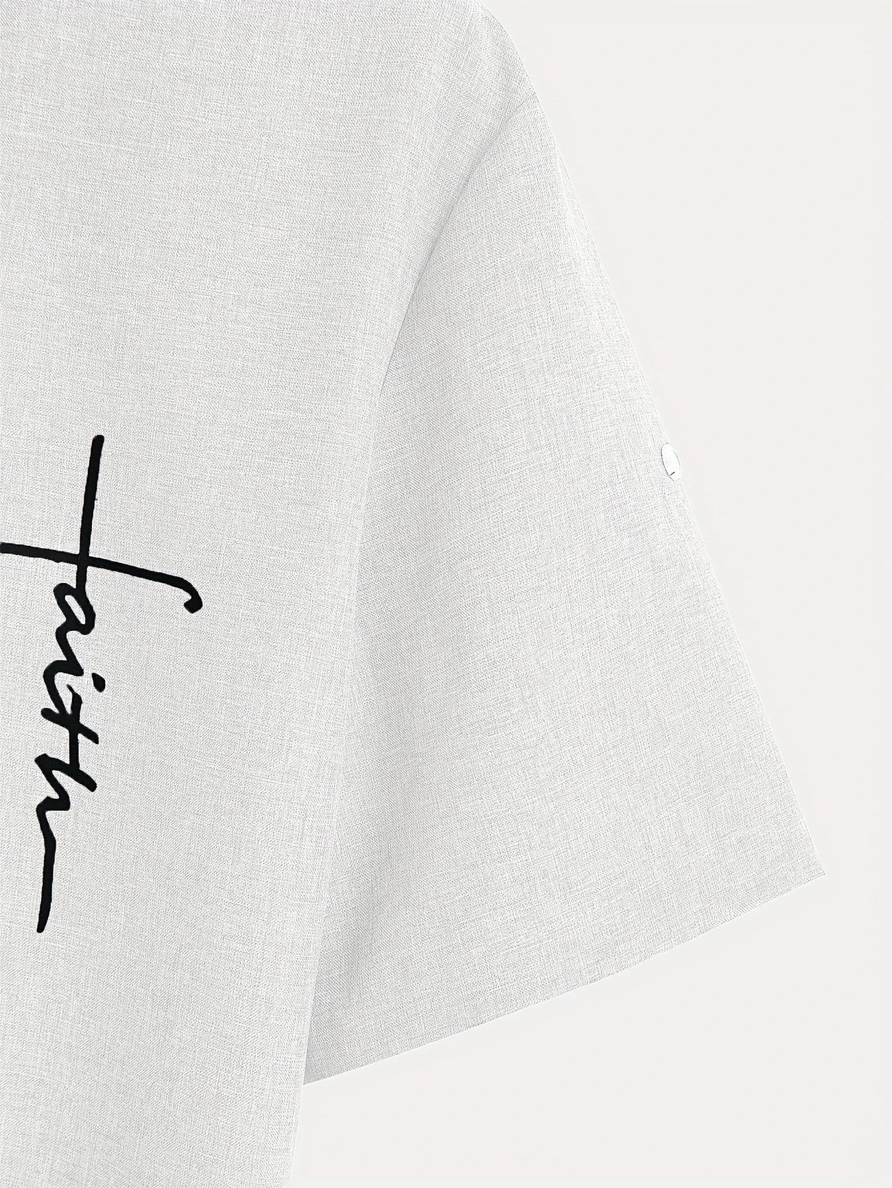 Jesus | Elegant Mandarin Collar Shirt