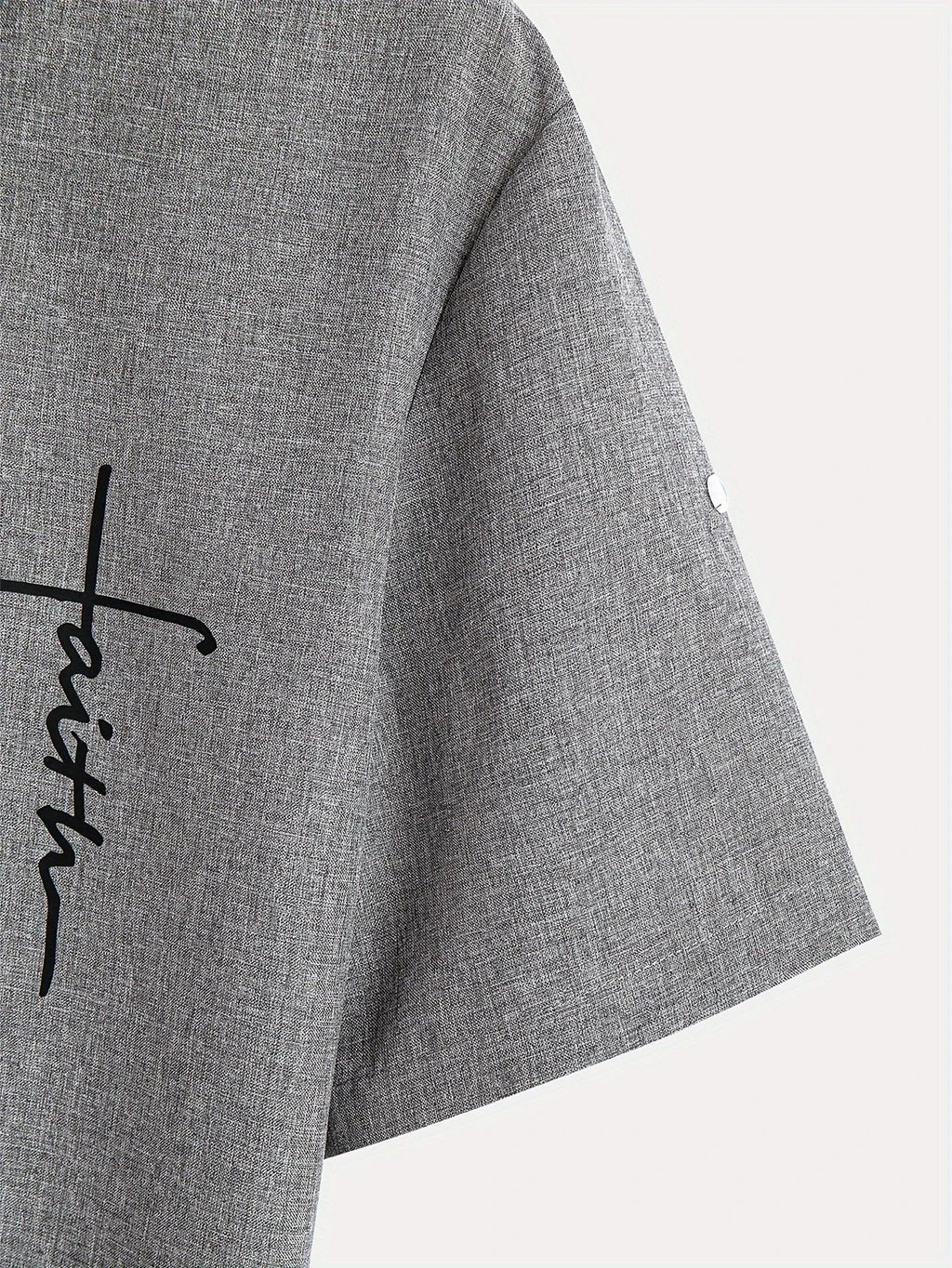 Jesus | Elegant Mandarin Collar Shirt
