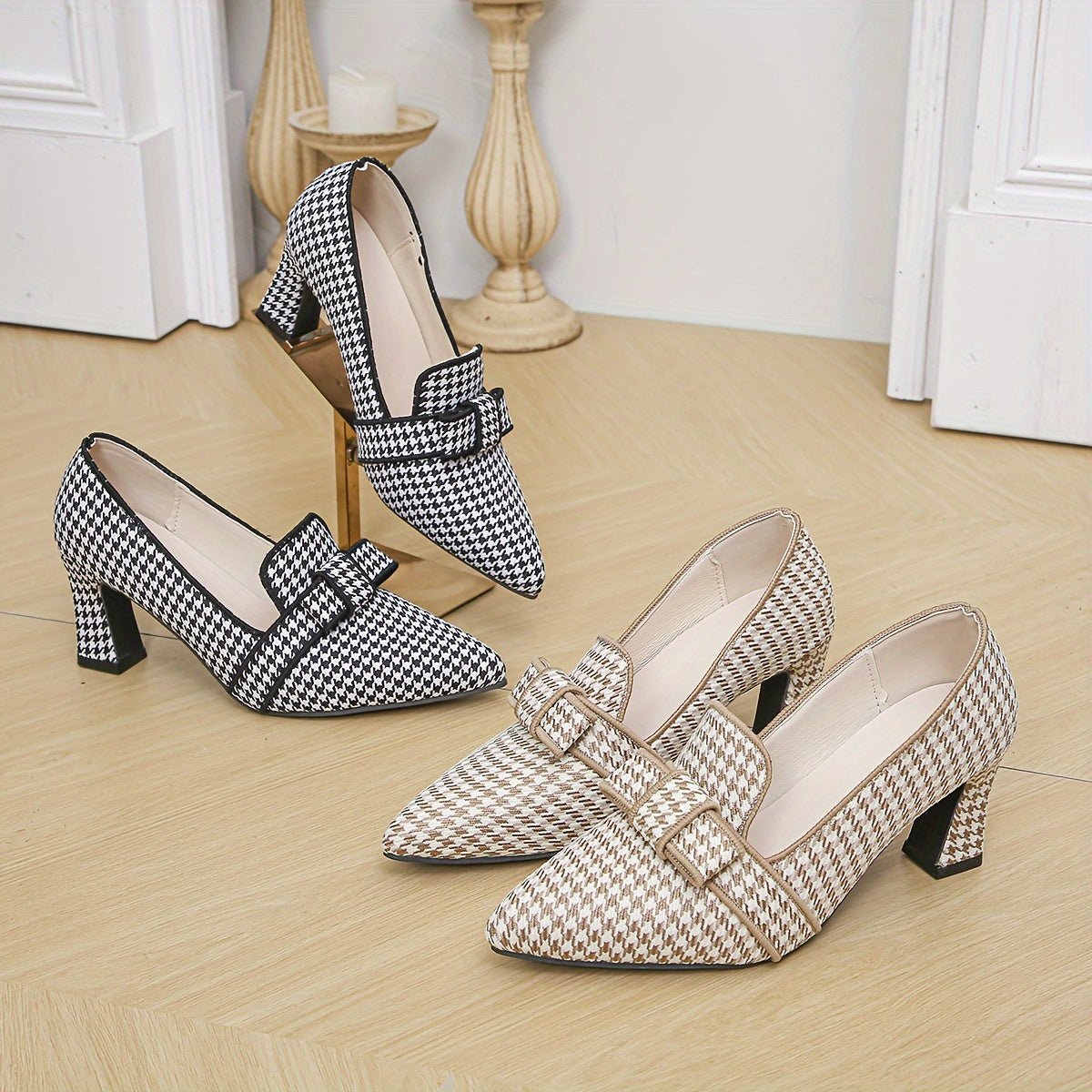 Chloé | Houndstooth Heel
