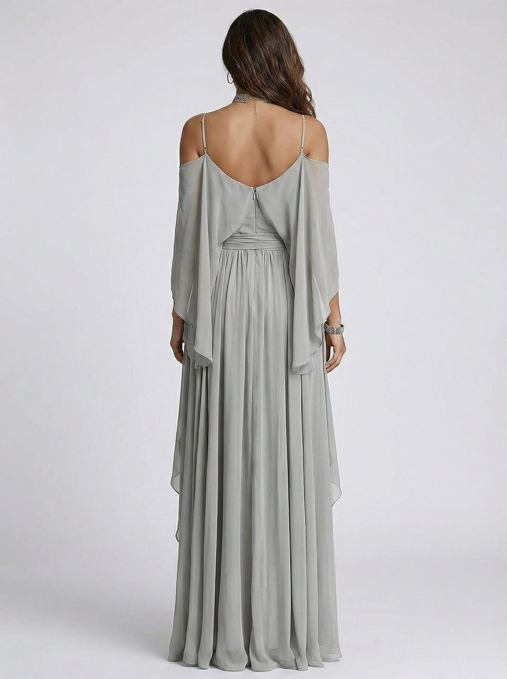 Isabela | Flowy Grey Set with Top and Trousers