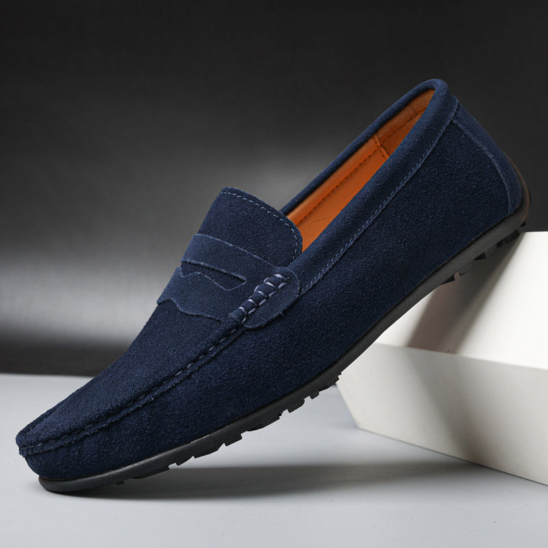 Lurano | Retro suede loafers