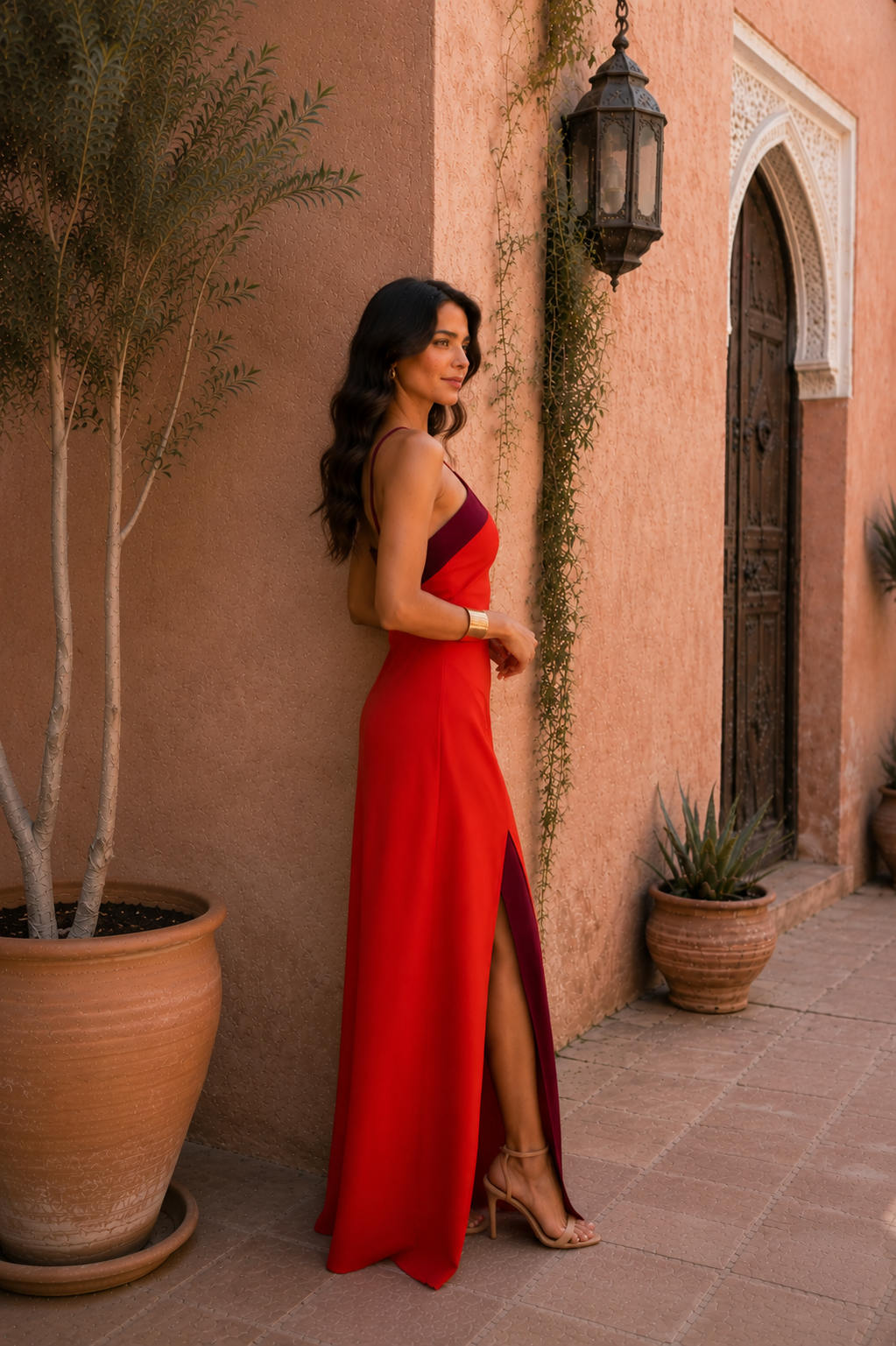 Vestido Cintia en rojo